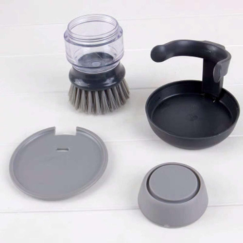 Cepillo Lava Trastes con Depósito y Soporte Limpieza Cocina