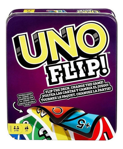 Juego De Cartas Para Toda La Familia Uno Flip Con 112 Cartas