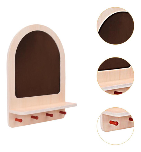 Espejo De Pared De Madera Acrílica Montessori Para Entrada,