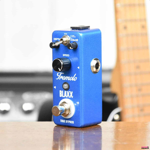 Pedal Tremolo 2 Modos Para Guitarra Y Bajo True Bypass Metal