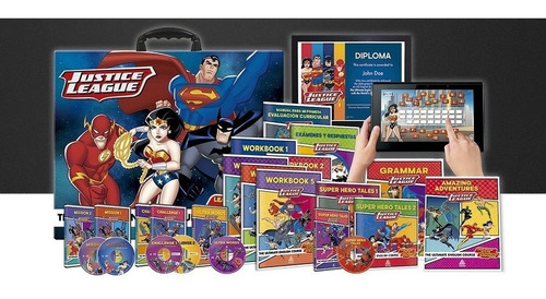 Justice League Cartoon Network Curso De Ingles