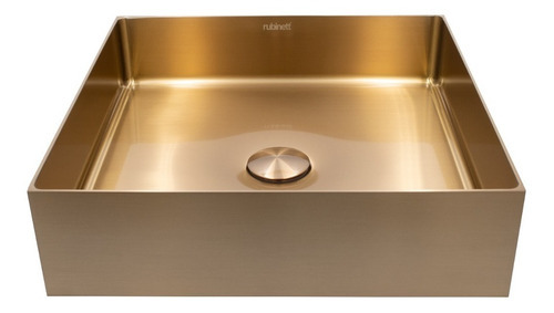 Ovalin Lavabo Cuadrado Acero Inoxidable 304 Cobre Super Lujo