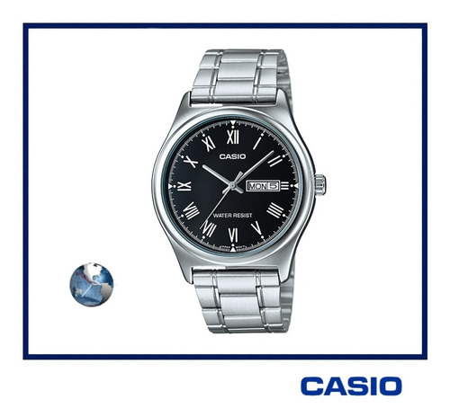 Reloj Casio Hombre Mtp-v006d- Acero Inoxidable 