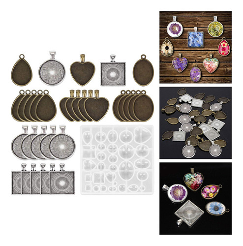 Abalorios Con Base Colgante For Hacer Joyas, Manualidades,