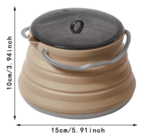 Hoja De Cocción Plegable Silicona Pot De Color De La Piel