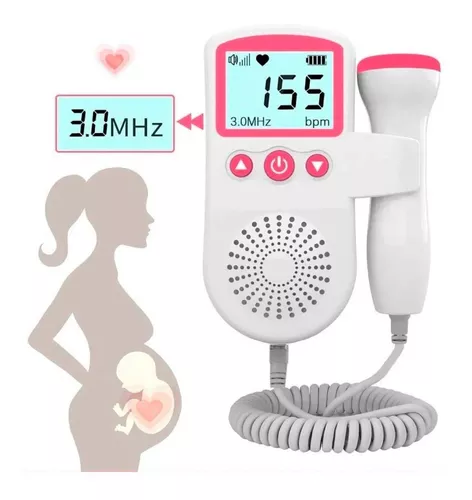 Monitor Doppler Fetal Escuchar Latidos Del Bebe Gel Pilas