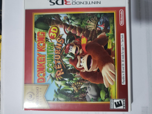 Donkey Kong Country 3ds Returns Original En Caja 