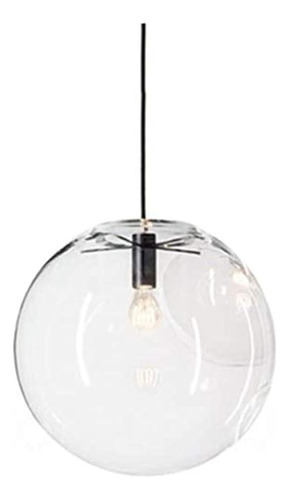 H Xd Global E27 Industrial Clear Glass Globe Shade Iluminaci