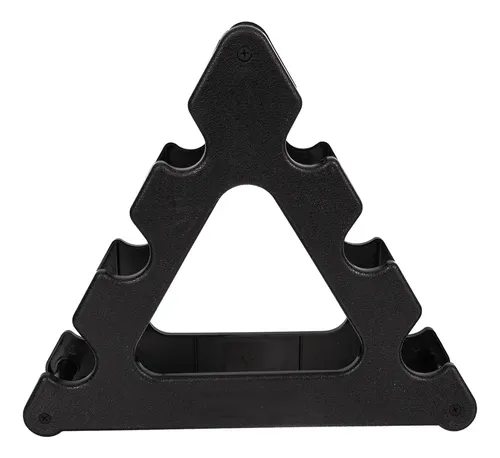 Soporte Para Mancuernas Susoso - Capacidad 100 Kg, 5 Pares, Color Blanco - Organiza Tu Gimnasio En Casa