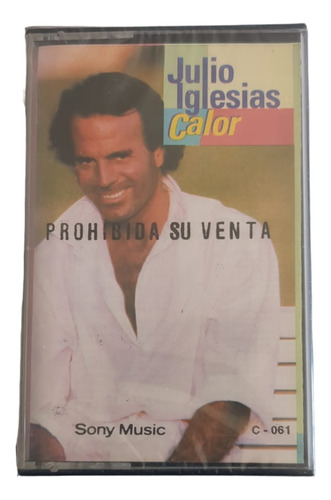 Cassette Julio Iglesias Calor Sellado Supercultura 