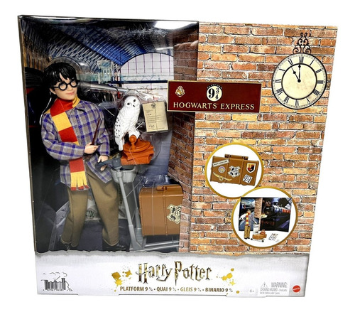 Boneco Colecionável Harry Potter Luxo E Acessórios Original