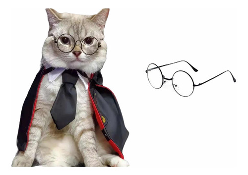 Lentes Mascotas Perro Gato Disfraz Hechicero Harry Potter