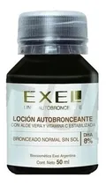 Comprar Loción Autobronceante 8% Sin Color Piel Bronceado Exel X50ml