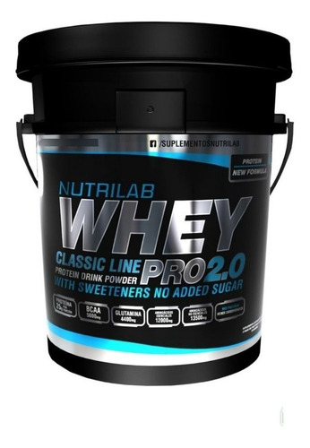 Whey Pro 3 Kg 2.0 - Nutrilab - Proteina