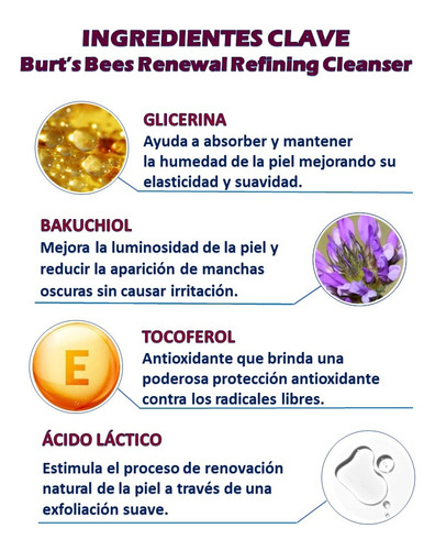 Burt's Bees Renewal Limpiador + Corrector De Manchas Oscuras