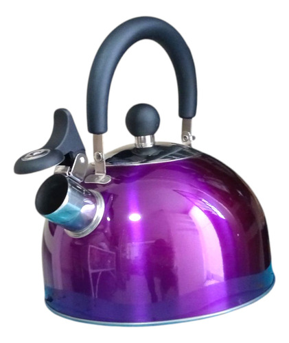 Tetera Cafetera G, De 2 Litros Acero Inoxidable Nuevo Modelo Violeta