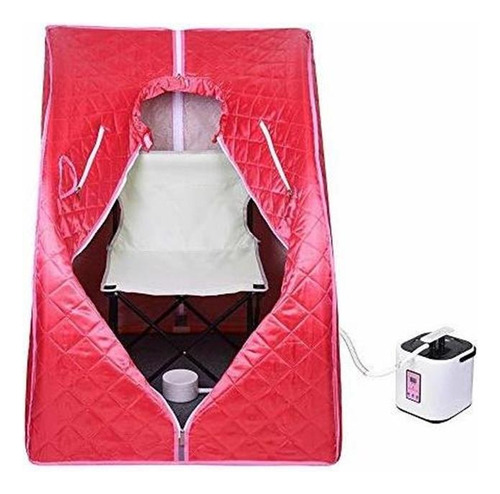 Sauna Portátil - Zehuoge Red Portable Steam Sauna Kit Spa D