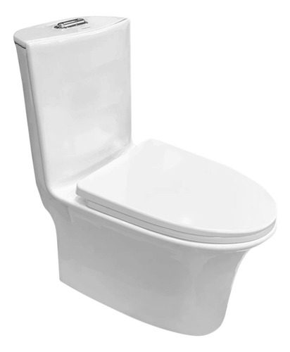 Bacia Vaso Sanitário Monobloco Plezi Assento Soft Close Cor Branco