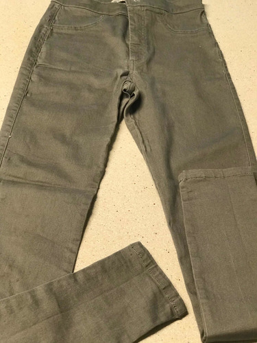 Pantalón Jean H&m Talle 12-13 Años . Gris Nuevo -