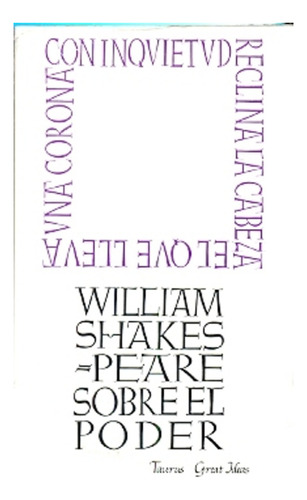 Sobre El Poder - Shakespeare William
