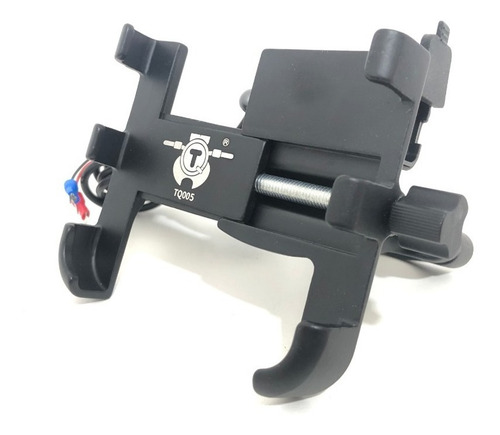 Suporte Celular Alumínio Para Motos 360º Com Carregador Usb!