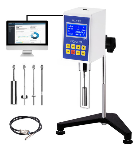 Saladulce Viscometro Rotatorio Digital Con Sonda De Temperat