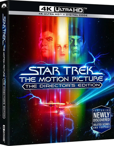 Blu Ray 4k Star Trek The Motion Picture Director's Ultra Hd