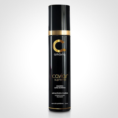 Caviar Supremo Shampoo Ultra Nutritivo Amavia 250ml