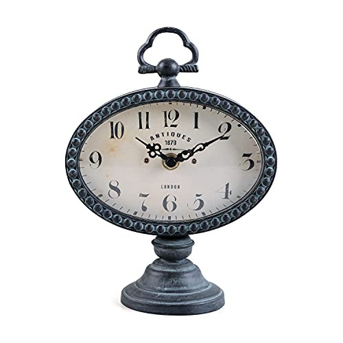 Reloj De Mesa Vintage Cuentas, Reloj De Repisa Batería...