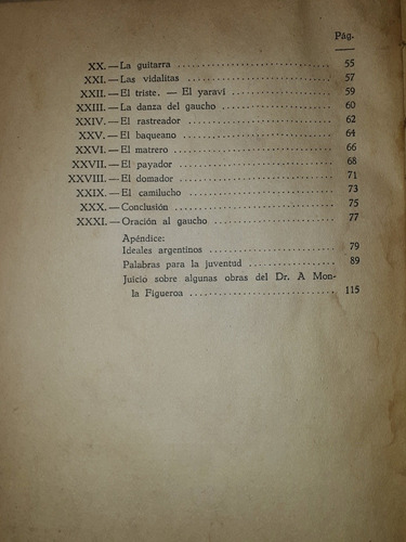 El Gaucho Argentino (Usado)