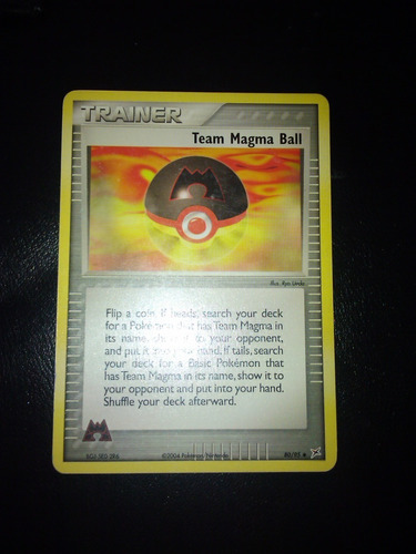 Team Magma Ball Carta Pokemon 