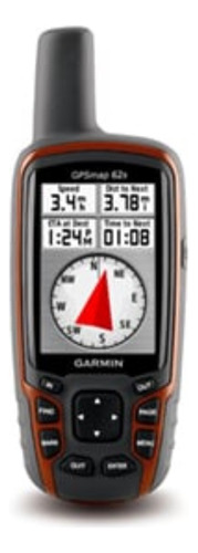 GPS esportivo Garmin GPSMAP 62s cinza/laranja mundial