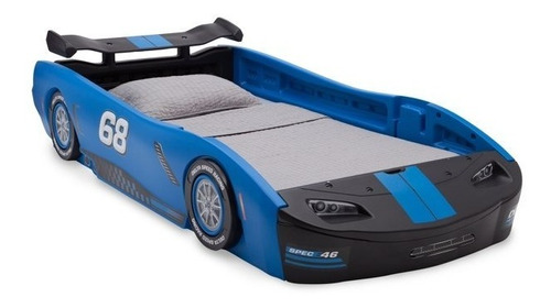 Delta Sport Race Car Twin Blue Cama Infantil Niño