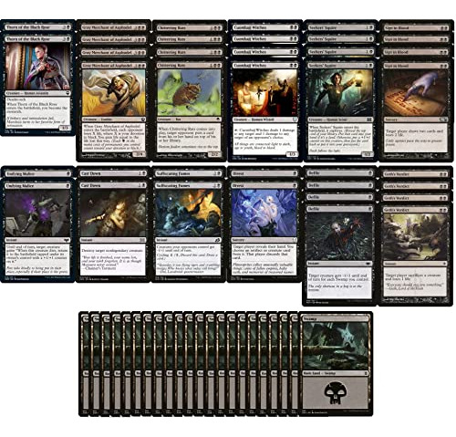 Mazo Control Mono Negro Mtg 60 Cartas