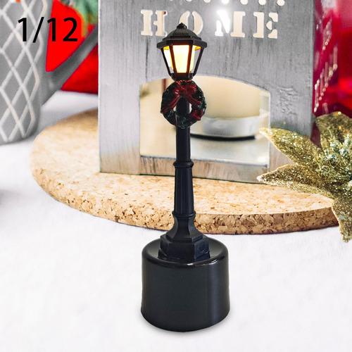 3 Modelo De Farola En Miniatura A Escala 1:12, Cabezal