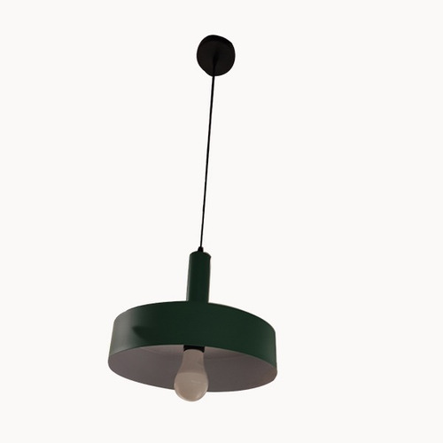 Lampara Colgante Decorativa 30cmx23,5cm Verde Lumind