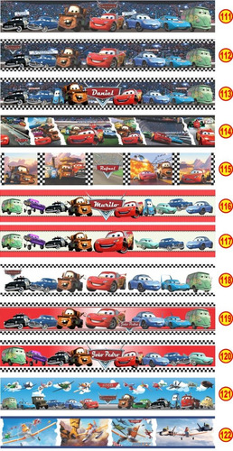04 Faixas Border Adesivo Parede Hot Wheels Carros Tunados