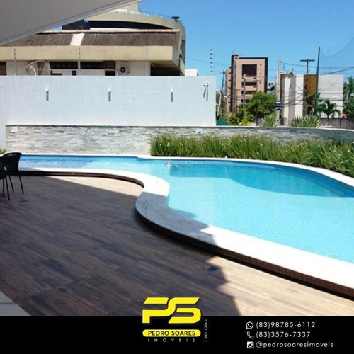 Apartamento Com 4 Dormitórios À Venda, 181 M² Por R$ 1.290.000 - Cabo Branco - João Pessoa/pb - Ap3986