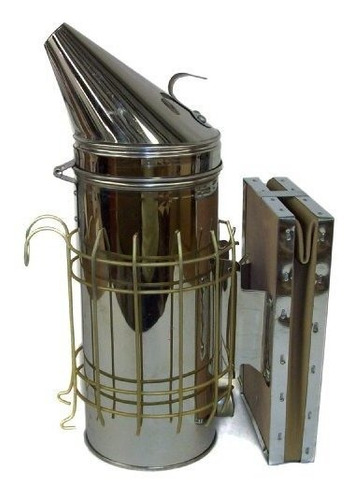 Vivo Nuevo Gran Abeja Colmena Fumador Acero Inoxidable Escud
