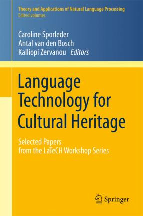 Libro Language Technology For Cultural Heritage - Carolin...