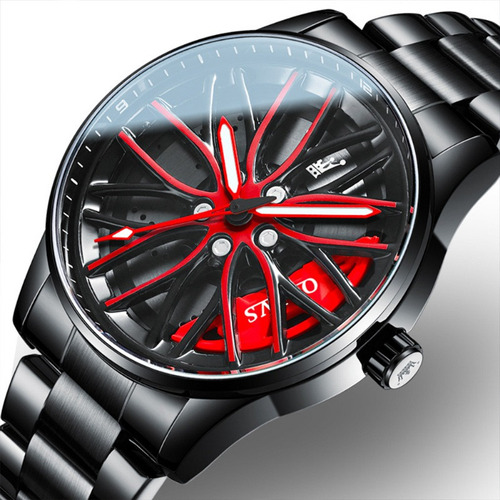 Relojes De Cuarzo Luminosos Olevs Fashion Hollow Out Color Del Bisel Rojo