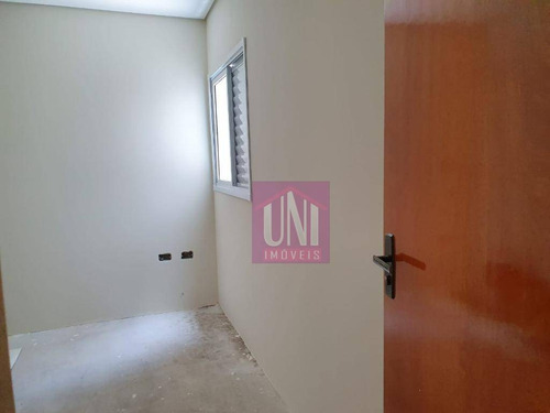 Imagem 10 de 14 de Cobertura Com 2 Dormitórios À Venda, 120 M² Por R$ 440.000,00 - Parque Das Nações - Santo André/sp - Co0923