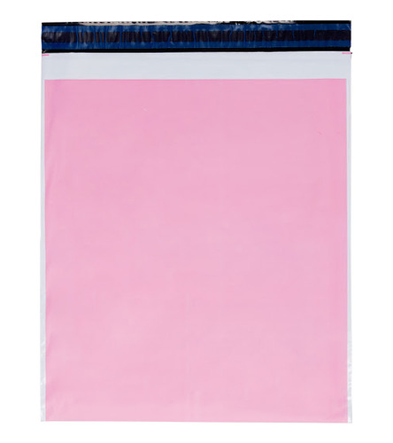Envelopes Coloridos Para Envios Rosa Bebê 32x40 Cm 250 Unid Preto