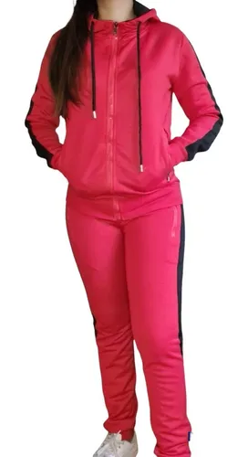 Buzo Completo Mujer Conjunto Deportivo Polar Algodon Cuotas sin