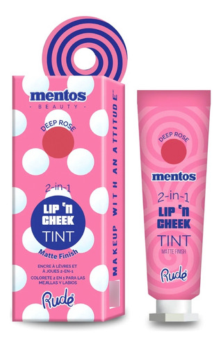 Tinta 2 En 1: Labial Y Rubor Mentos X Rude Cosmetics