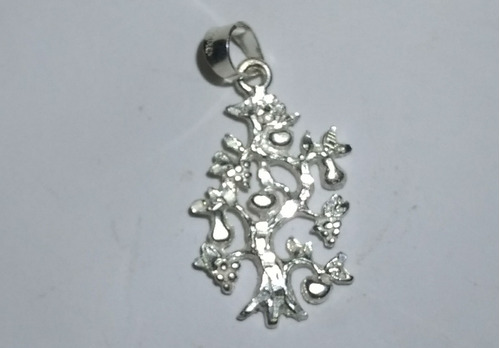 Arbol De La Vida 4 Cm Plata Ley .925 Artesania Mexicana