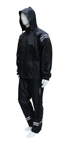 Imagen 2 de 6 de Impermeable Joe Rocket Rs-2 Rain Suit Negro Para Moto
