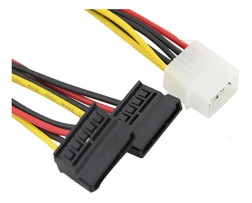 Cable Sata Corriente Ye Molex 4 Pin A 2 Sata Disco Duro Hdd 