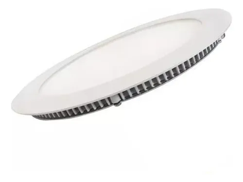 Panel Led 12w Incrustar Luz Blanca 6500k 16cm