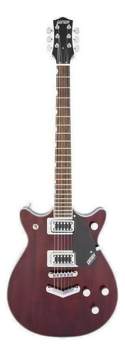 Gretsch G5222 Electromatic Jet Btvstoptail, Walnut, Guitarra Color Bordó Material Del Diapasón Laurel Orientación De La Mano Diestro